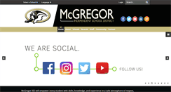 Desktop Screenshot of mcgregor-isd.org